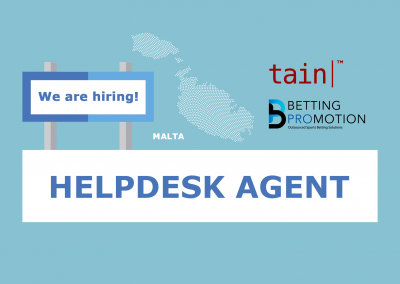 We are hiring: Helpdesk Agent