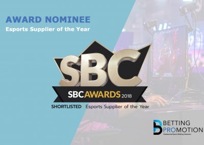 Shortlisted: Esports Supplier of the Year